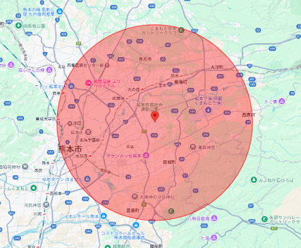 10ｋｍ圏内図